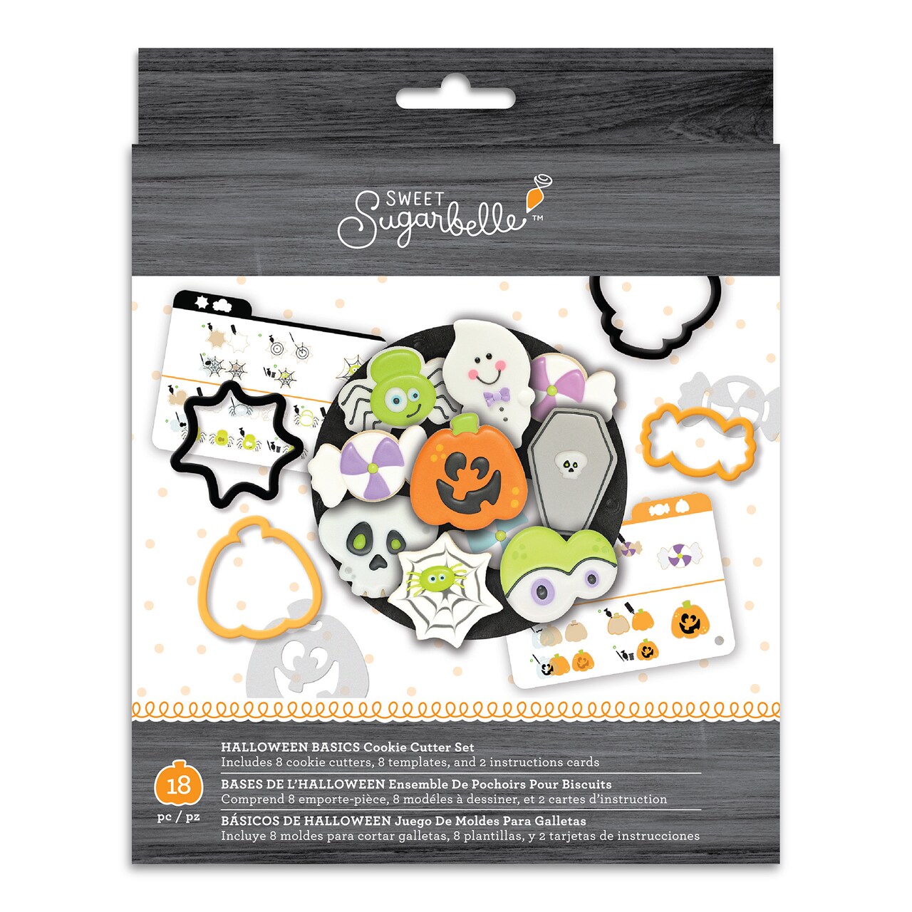 Sweet Sugarbelle Cookie Cutter Halloween Basics Set 18 Pcs 320119 by American Crafts